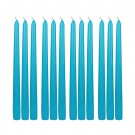 10 Inch Turquoise Taper Candles (144pcs/Case) Bulk