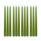 10 Inch Sage Green Taper Candles (1 Dozen)