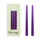 10 Inch Purple Taper Candles (144pcs/Case) Bulk