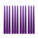 10 Inch Purple Taper Candles (1 Dozen)