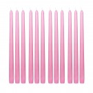 12 Inch Pink Taper Candles (1 Dozen)