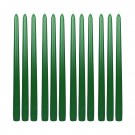 12 Inch Hunter Green Taper Candles (144pcs/Case) Bulk