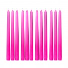 10 Inch Hot Pink Taper Candles (144pcs/Case) Bulk