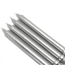 10 Inch Metallic Silver Formal Dinner Taper Candles (144pcs/Case) Bulk