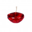 1.75 Inch Clear Red Gel Floating Candles (12pc/Box)