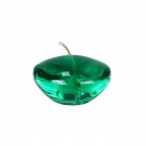 1.75 Inch Clear Hunter Green Gel Floating Candles (144pcs/Case) Bulk