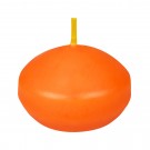 1 3/4 Inch Orange Floating Candles (288pcs/Case) Bulk