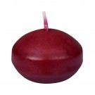 1 3/4 Inch Burgundy Floating Candles (144pcs/Case) Bulk