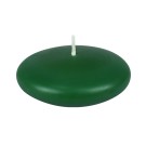 3 Inch Hunter Green Floating Candles (12pc/Box)