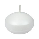 1 3/4 Inch Pearl White Floating Candles (24pc/Box)