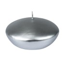 4 Inch Metallic Silver Floating Candles (3pc/Box)