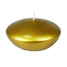 4 Inch Metallic Bronze Gold Floating Candles (24pcs/Case) Bulk