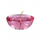 3 Inch Clear Light Rose Gel Floating Candles (72pcs/Case) Bulk