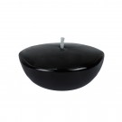 3 Inch Clear Black Gel Floating Candles (6pc/Box)