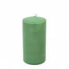 3 x 6 Inch Hunter Green Pillar Candles