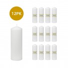 3 x 9 Inch White Pillar Candles (12pcs/Case) Bulk