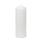 3 x 9 Inch White Pillar Candles