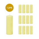 3 x 9 Inch Ivory Pillar Candles (12pcs/Case) Bulk