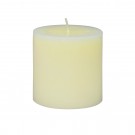 3 x 3 Inch Pale Ivory Pillar Candle