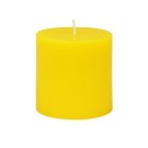 3 x 3 Inch Yellow Pillar Candle