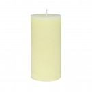 3 x 6 Inch Pale Ivory Pillar Candle