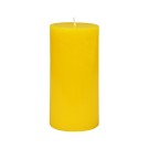 3 x 6 Inch Yellow Pillar Candle