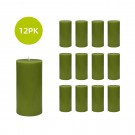 3 x 6 Inch Sage Green Pillar Candles(12pcs/Case) Bulk
