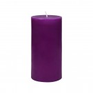 3 x 6 Inch Purple Pillar Candle