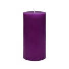 3 x 6 Inch Purple Pillar Candle