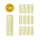 3 x 9 Inch Pale Ivory Pillar Candles (12pcs/Case) Bulk