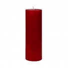 3 x 9 Inch Red Pillar Candle