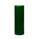 3 x 9 Inch Hunter Green Pillar Candle