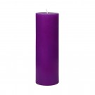 3 x 9 Inch Purple Pillar Candle