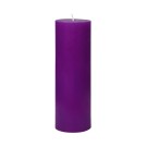 3 x 9 Inch Purple Pillar Candle