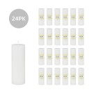 2 x 6 Inch White Pillar Candle (24pcs/Case) Bulk
