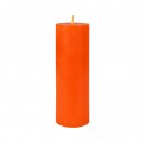 2 x 6 Inch Orange Pillar Candle