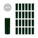 2 x 6 Inch Hunter Green Pillar Candle (24pcs/Case) Bulk