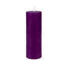 2 x 6 Inch Purple Pillar Candle