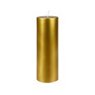 2 x 6 Inch Metallic Bronze Gold Pillar Candle