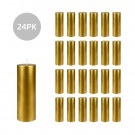 2 x 6 Inch Metallic Bronze Gold Pillar Candle (24pcs/Case) Bulk