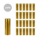 2 x 6 Inch Metallic Bronze Gold Pillar Candle (24pcs/Case) Bulk