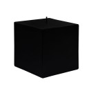 3 x 3 Inch Black Square Pillar Candles