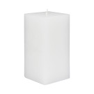3 x 6 Inch White Square Pillar Candle