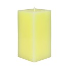 3 x 6 Inch Ivory Square Pillar Candle