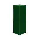 3 x 9 Inch Hunter Green Square Pillar Candle