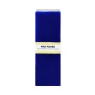 3 x 9 Inch Blue Square Pillar Candle