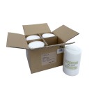 4 x 6 Inch White Pillar Candles - Set of 4
