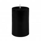 2 x 3 Inch Black Pillar Candle