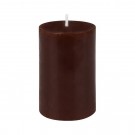 2 x 3 Inch Brown Pillar Candle