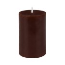 2 x 3 Inch Brown Pillar Candle